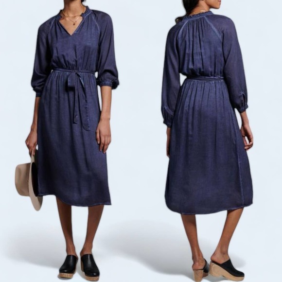 Anthropologie Cloth & Stone Erica Midi Dress - Picture 1 of 7